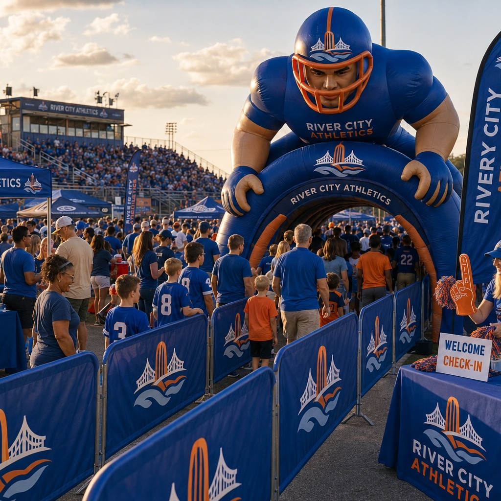 Sporting events branded merchandise