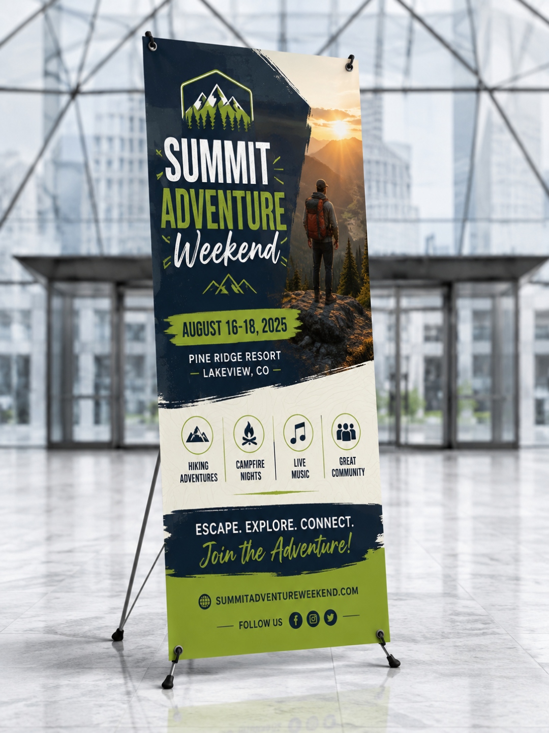 X-Style Banner Stand