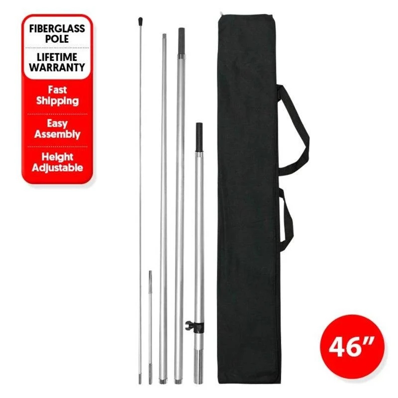 Fiberglass pole kit